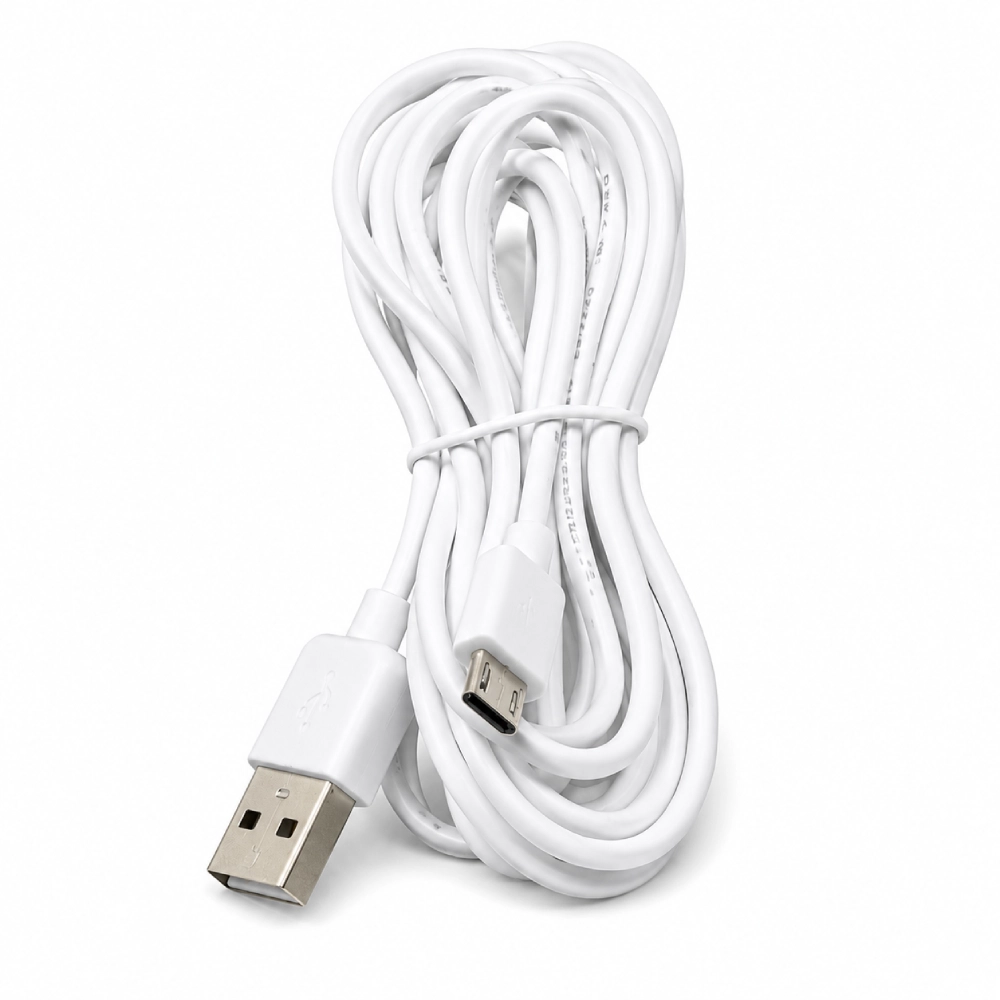 BRANDED USB TO MICRO USB CHARGER CABLE 3m